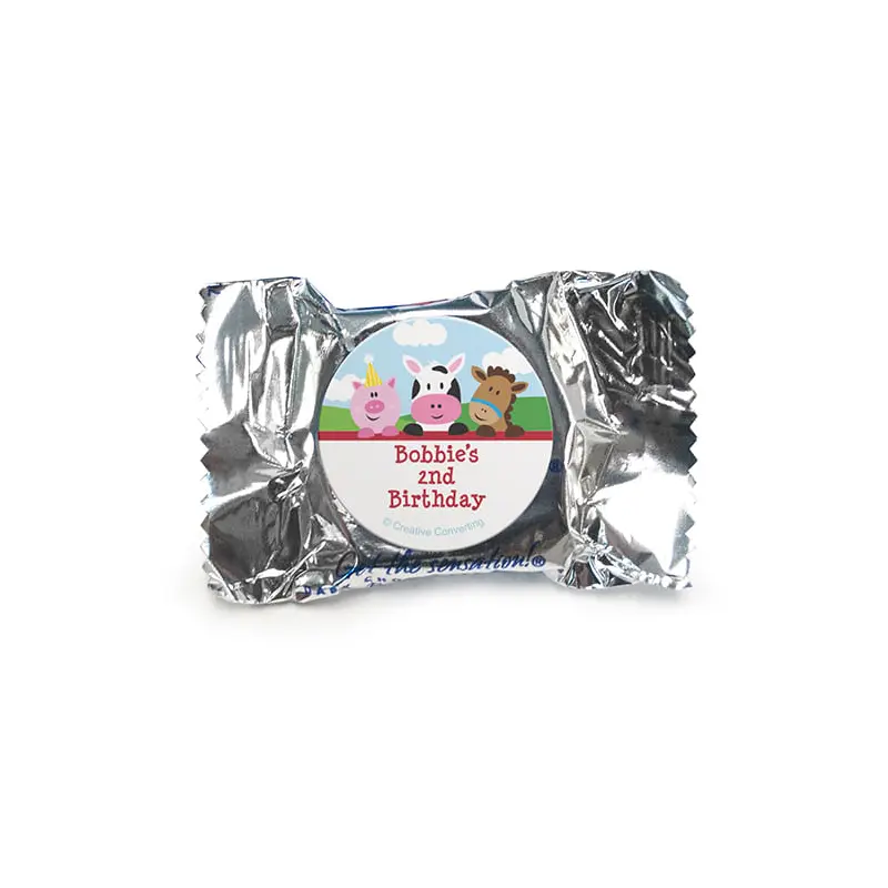 Personalized Birthday Farmhouse York Peppermint Patties - pack of 70
