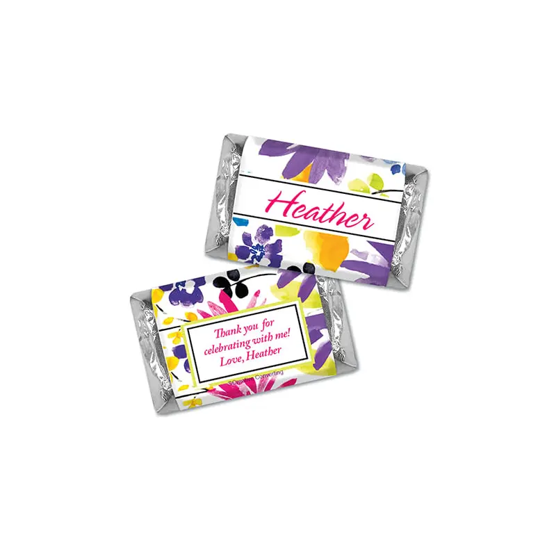 Personalized Birthday Garden Blooms Hershey's Miniatures