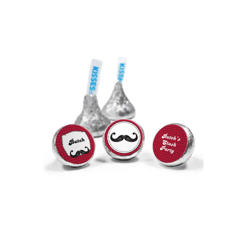 Personalized Birthday Mustache Madness Hershey's Kisses