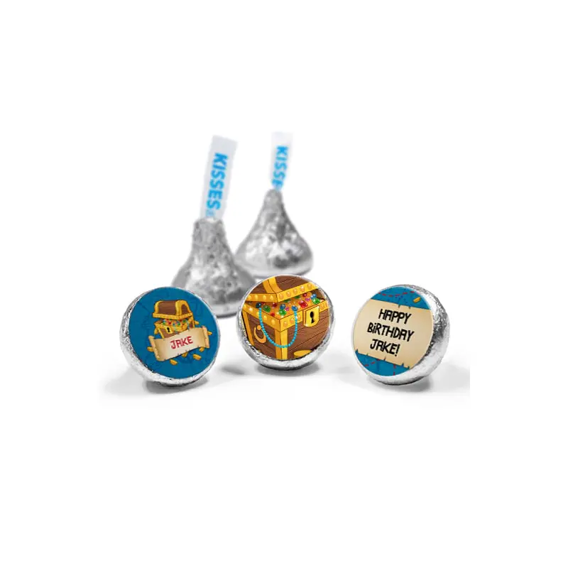 Personalized Birthday Pirates Hershey's Kisses