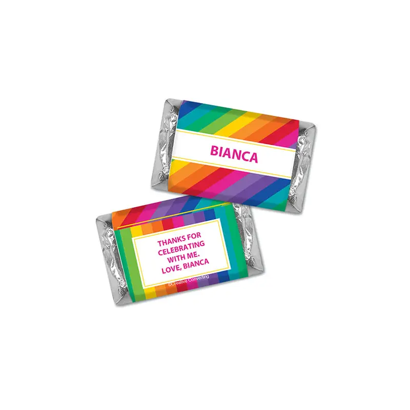 Personalized Birthday Rainbow Hershey's Miniatures
