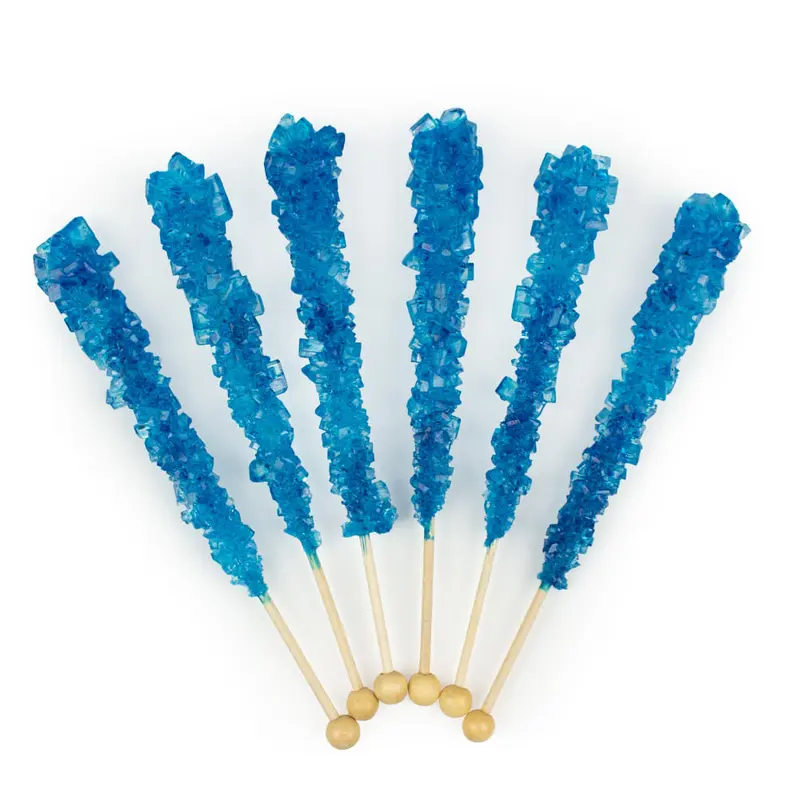 Blue Raspberry Rock Candy on a Stick