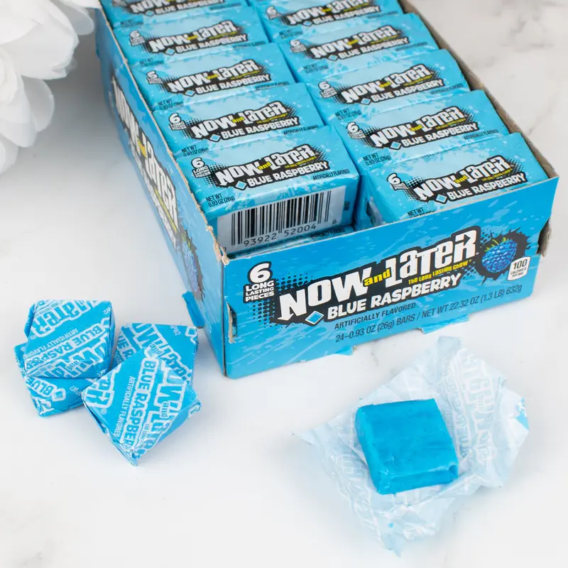 Now and Later Blue Raspberry - 24ct Box