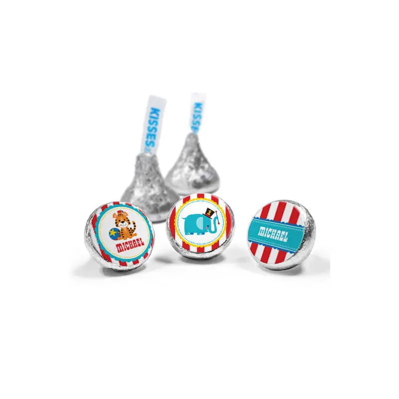 Personalized Birthday Circus Hershey's Kisses