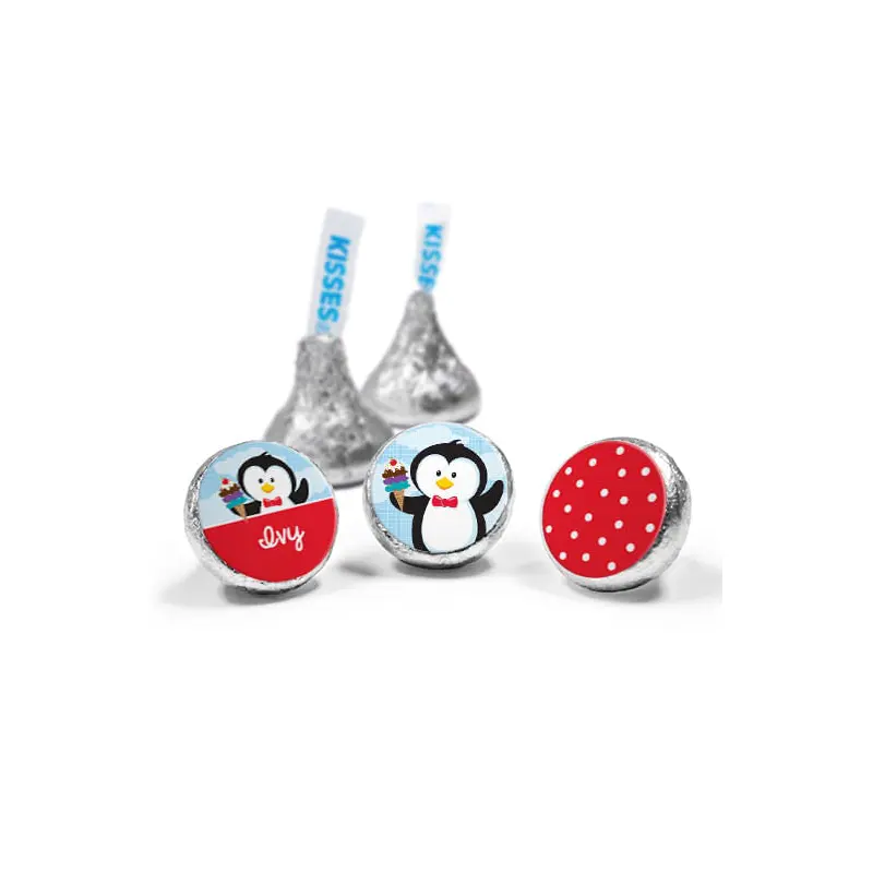 Personalized Birthday Penguin Hershey's Kisses