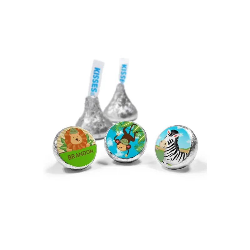 Personalized Birthday Safari Hershey's Kisses