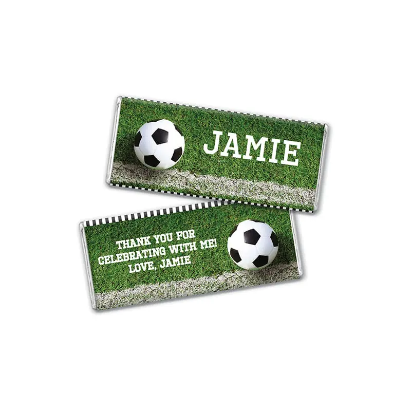 Personalized Birthday Soccer Balls Hershey's Milk Chocolate Bar & Wrapper