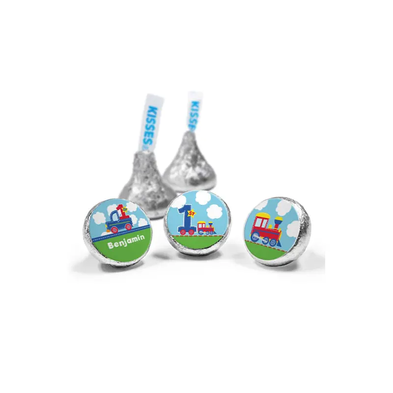 Personalized First Birthday Train Hershey's Kisses