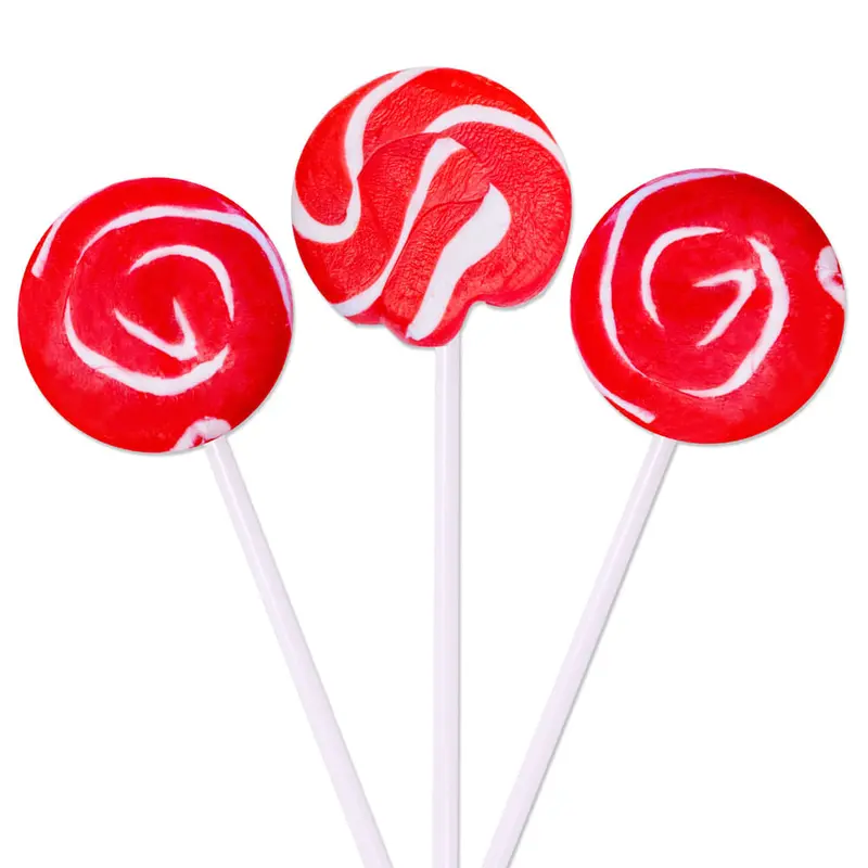 Red Cherry Swirly Pop