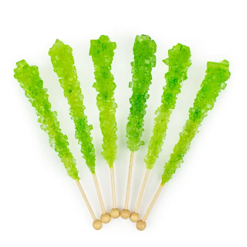 Watermelon Rock Candy on a Stick