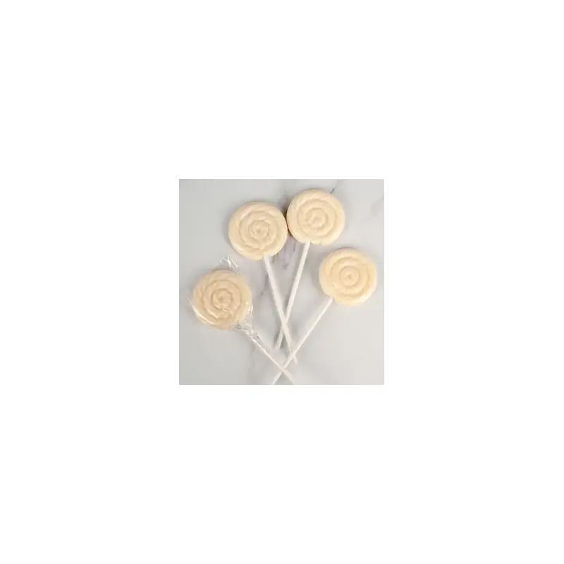 White Tutti Fruiti Swirly Pop