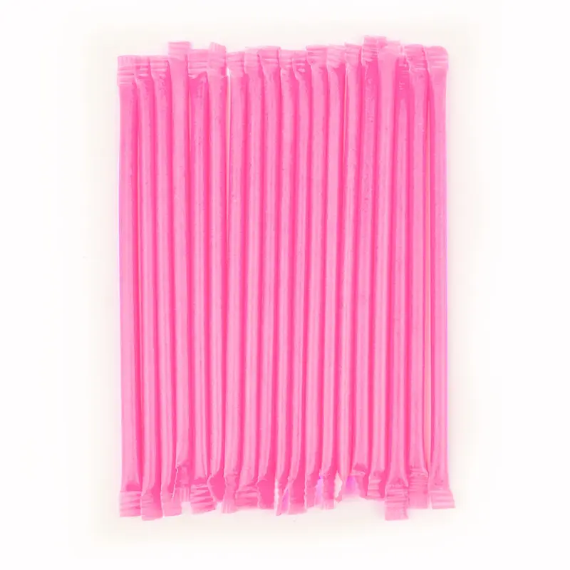 Light Pink Strawberry Candy Straws - 240 ct