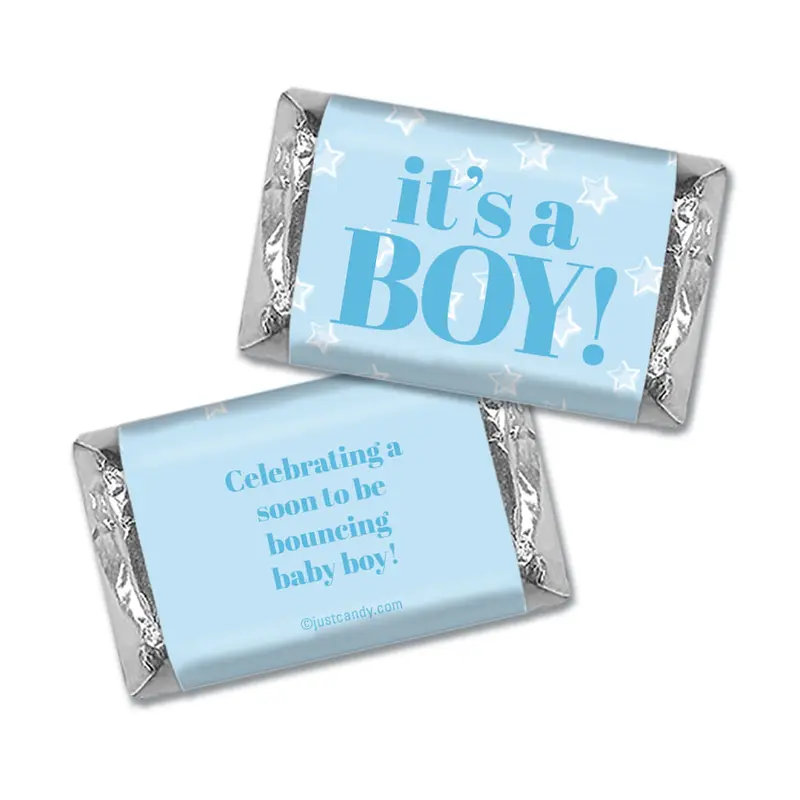 Personalized It's a Boy! Hershey's Miniatures Wrapper Only