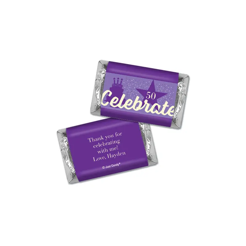 Personalized Birthday Hershey's Miniatures Celebrate