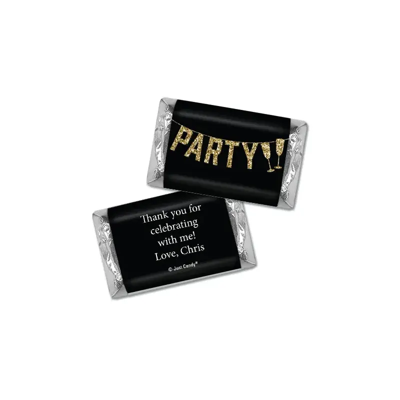 Personalized Let's Party Birthday Hershey's Miniatures