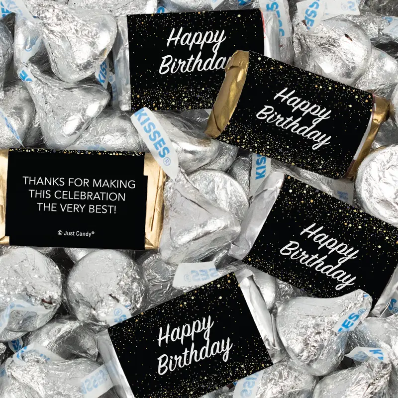 Personalized Elegant Happy Birthday Hershey's Mix Case