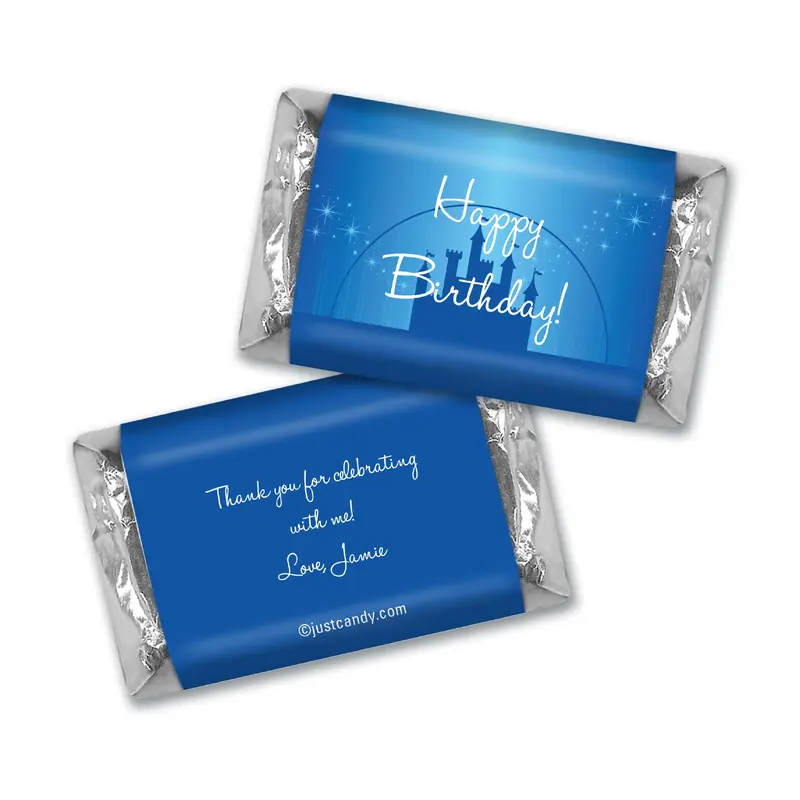 Birthday Personalized Hershey's Miniatures Disney Magic Kingdom Inspired