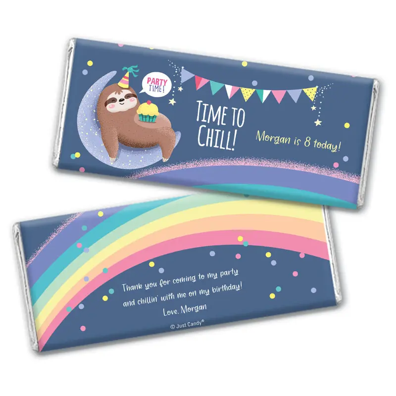 Personalized Kids Birthday Chill Birthday Hershey's Milk Chocolate Bar