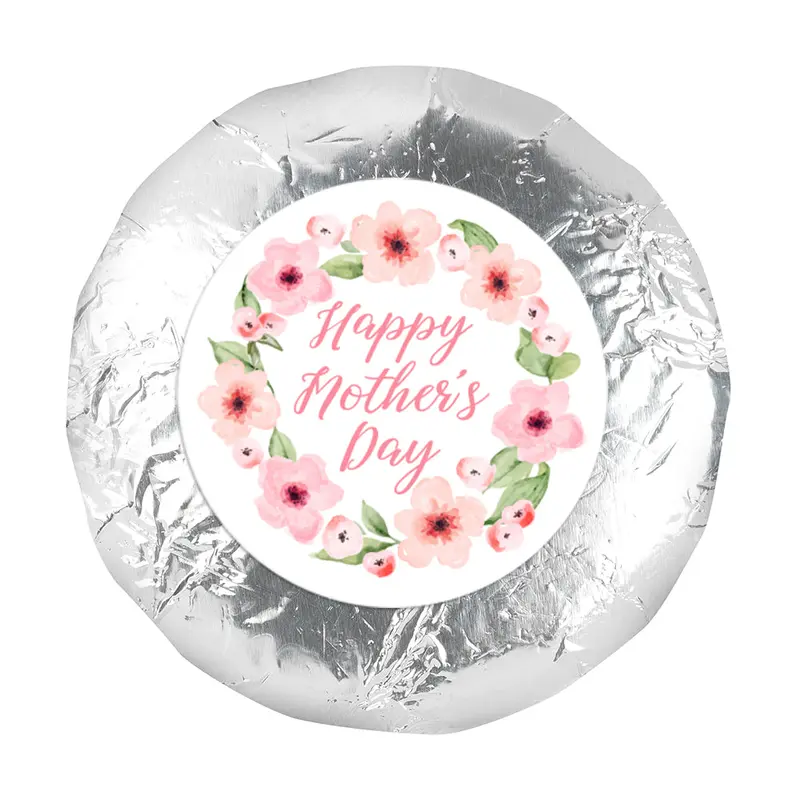 Mother's Day Floral 1.25in Stickers (48 Stickers)