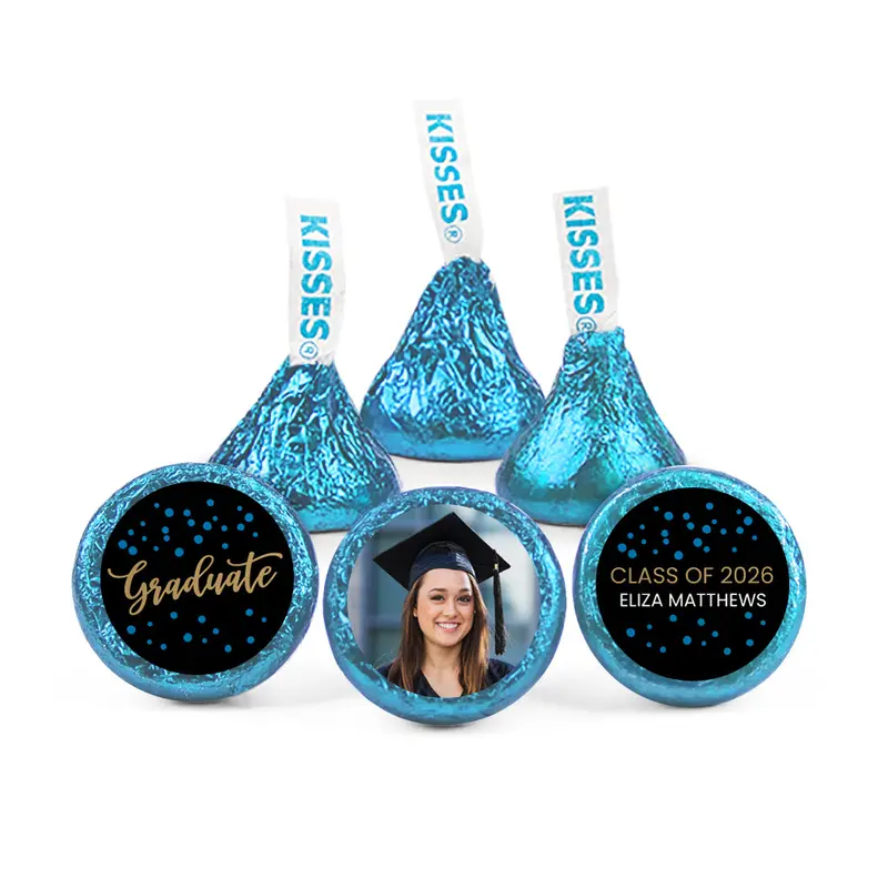 Personalized Graduation Dots Hershey's Kisses