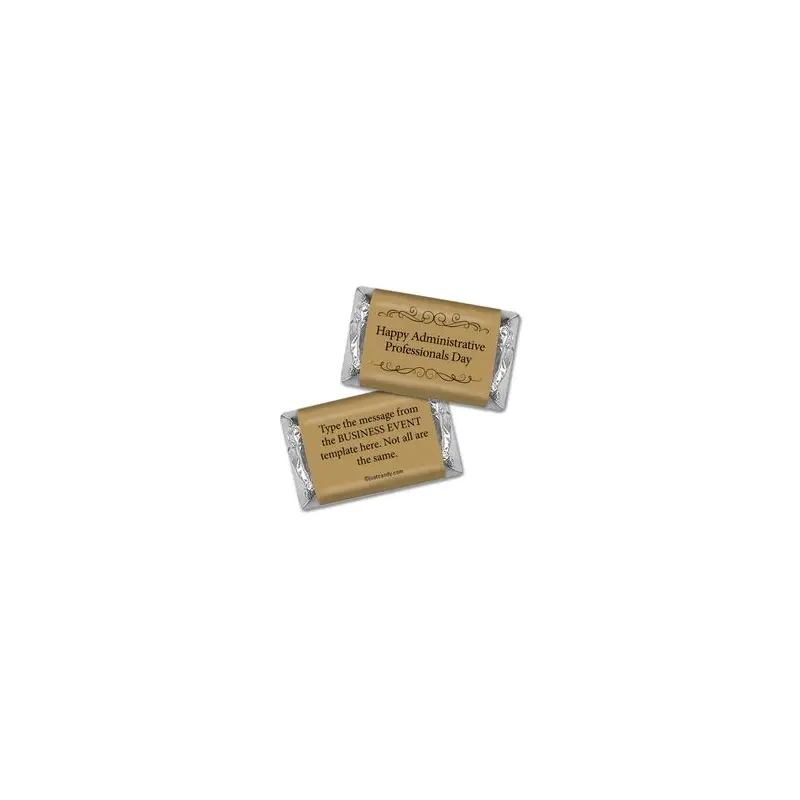 Personalized Administrative Professionals Day You Deserve It Hershey's Miniature Wrappers Only