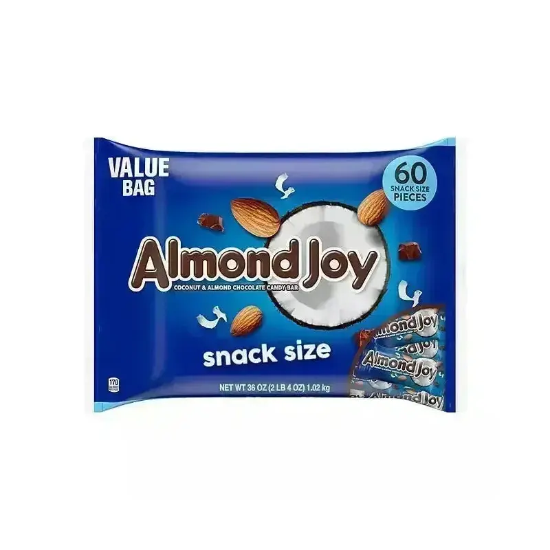 Almond Joy Coconut & Almond Snack Size Chocolate Bars: 60CT Bag