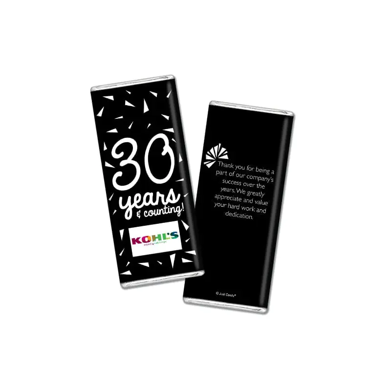 Personalized Birthday Add Your Logo Confetti Hershey's Milk Chocolate Bar & Wrapper