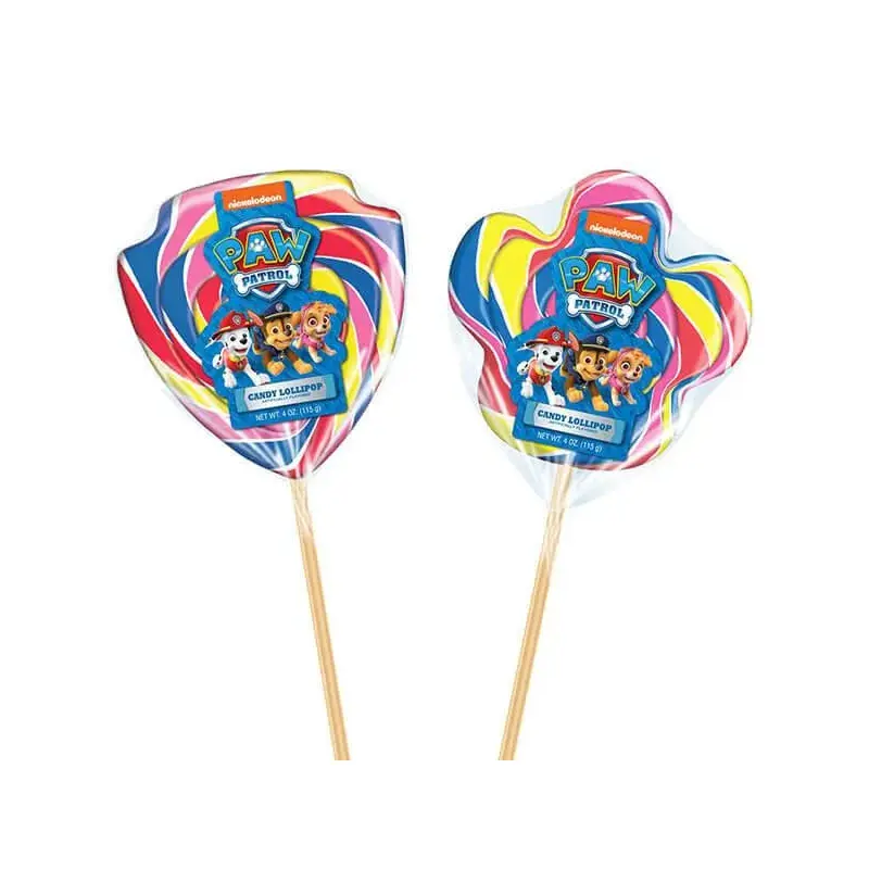 Bee International Paw Patrol Giant 4-Ounce Lollipops: 12-Piece Box