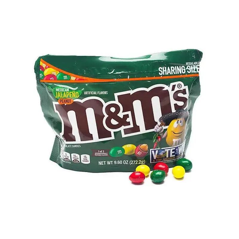 M&M's Mexican Jalapeno Peanut Chocolate: 9.6-Ounce Bag
