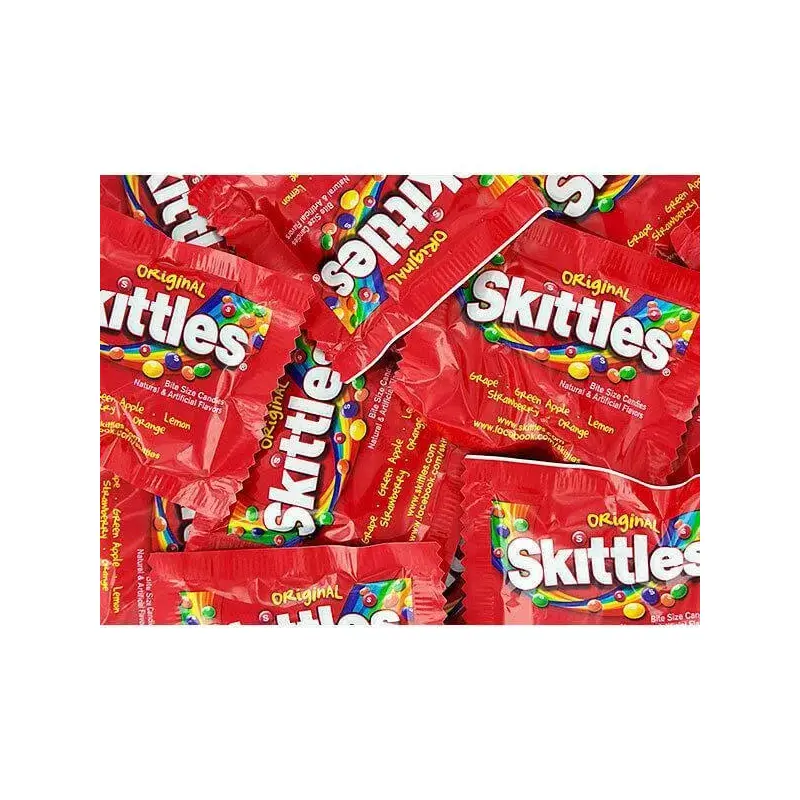 Skittles Candy Fun Size Packs: 22LB Case