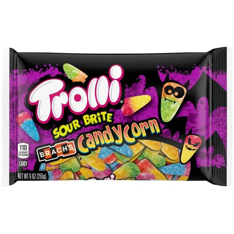 Trolli Sour Brite Gummy Candy Corn: 9-Ounce Bag