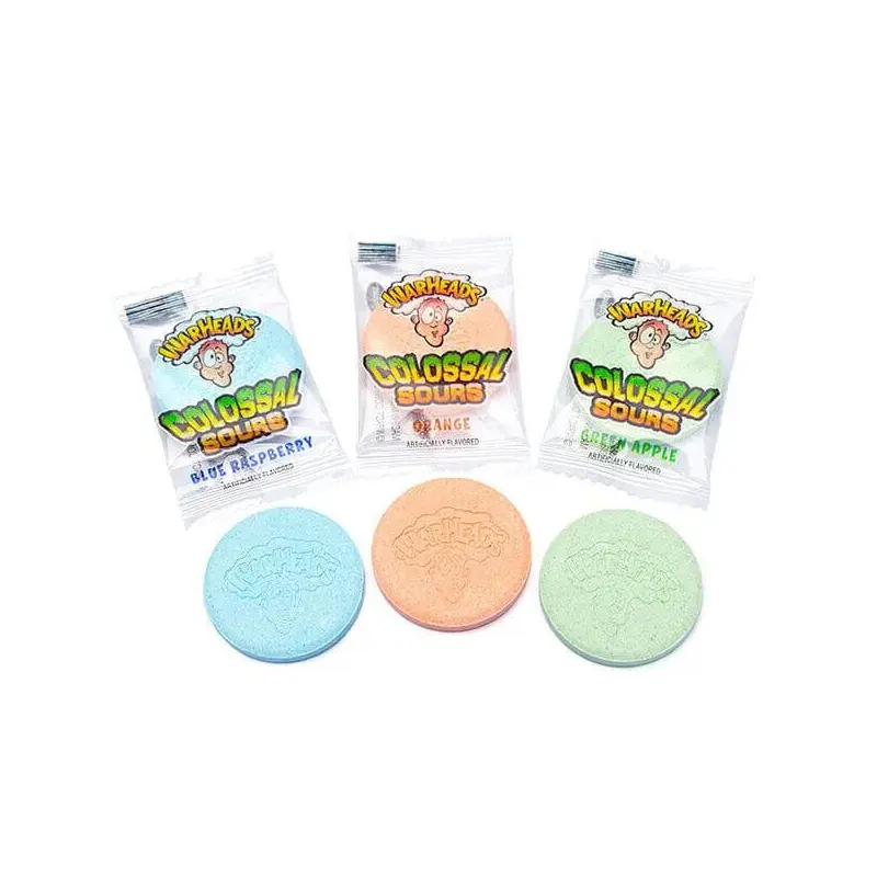 WarHeads Colossal Sours Candy Packs: 2LB Bag