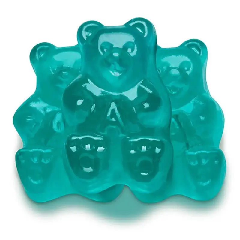 Albanese Light Blue Watermelon Gummy Bears: 5LB Bag