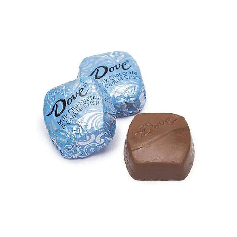 Dove Milk Chocolate and Cookie Crisp Squares: 28-Piece Bag