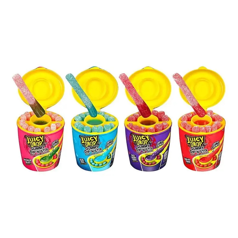 Juicy Drop Gummy Dip N Stix: 8-Piece Box