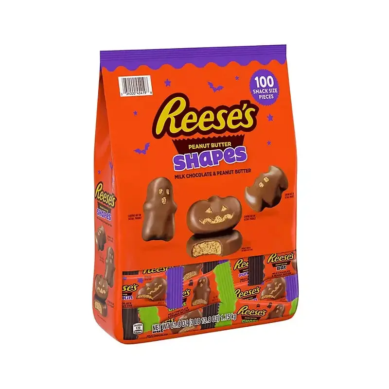 Reese's Halloween Peanut Butter Milk Chocolate Spooky Shapes: 100-Piece Bag