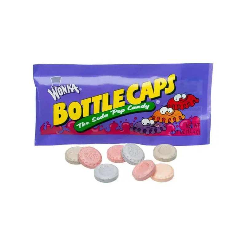 Wonka Bottle Caps Candy Packets: 48-Piece Box