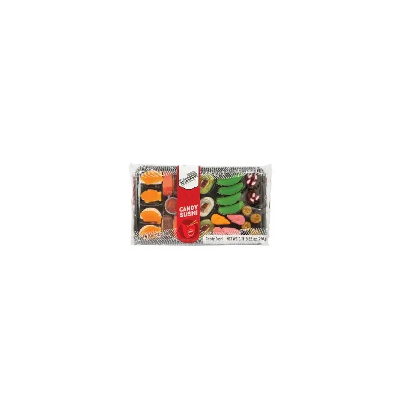 Gummy Sushi Candy Bento Box Tray: 6-Piece Case