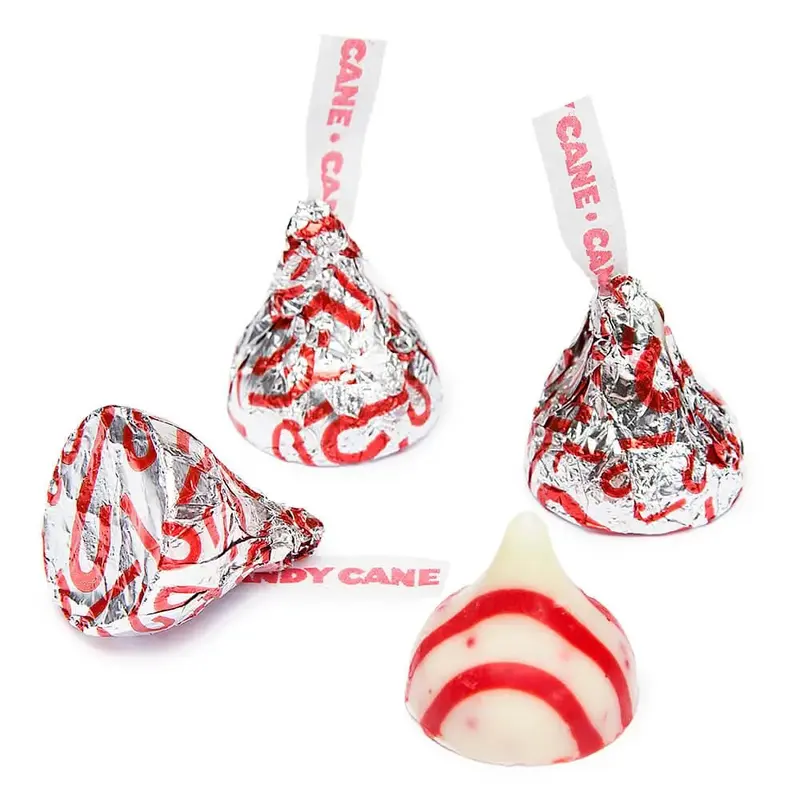 Hershey's Kisses Candy Cane Chocolates: 200-Piece Bag