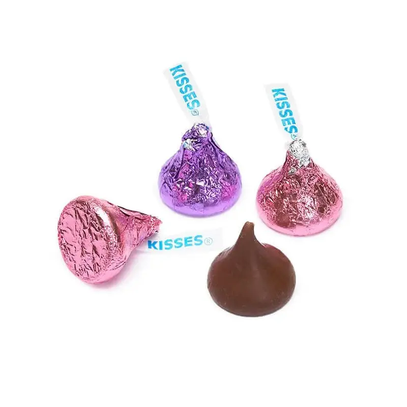 Hershey's Kisses Color Combo - Pink and Purple: 800-Piece Box