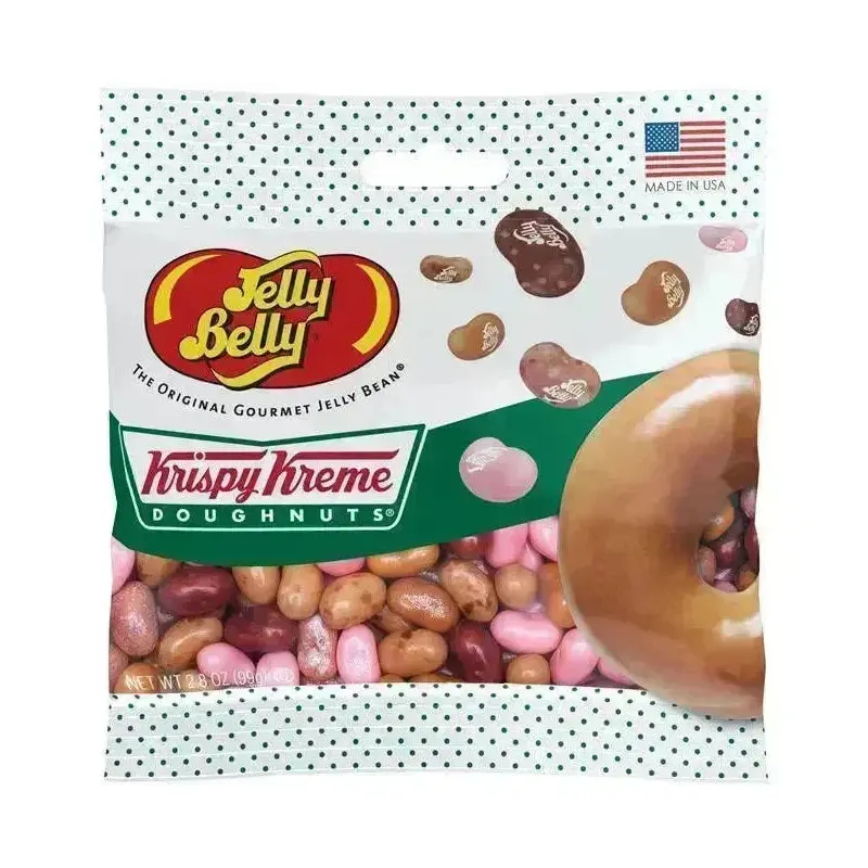 Jelly Belly Krispy Kreme Doughnuts Jelly Beans Peg Bags: 12-Piece Case