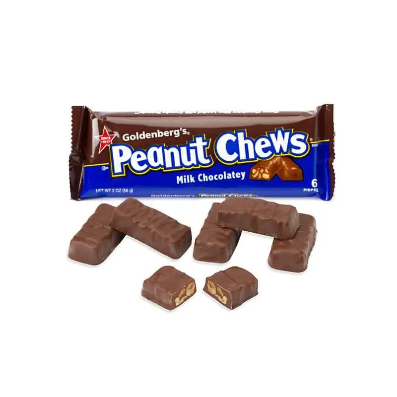 Peanut Chews Candy 2-Ounce Packs - Milk Chocolate: 24-Piece Display