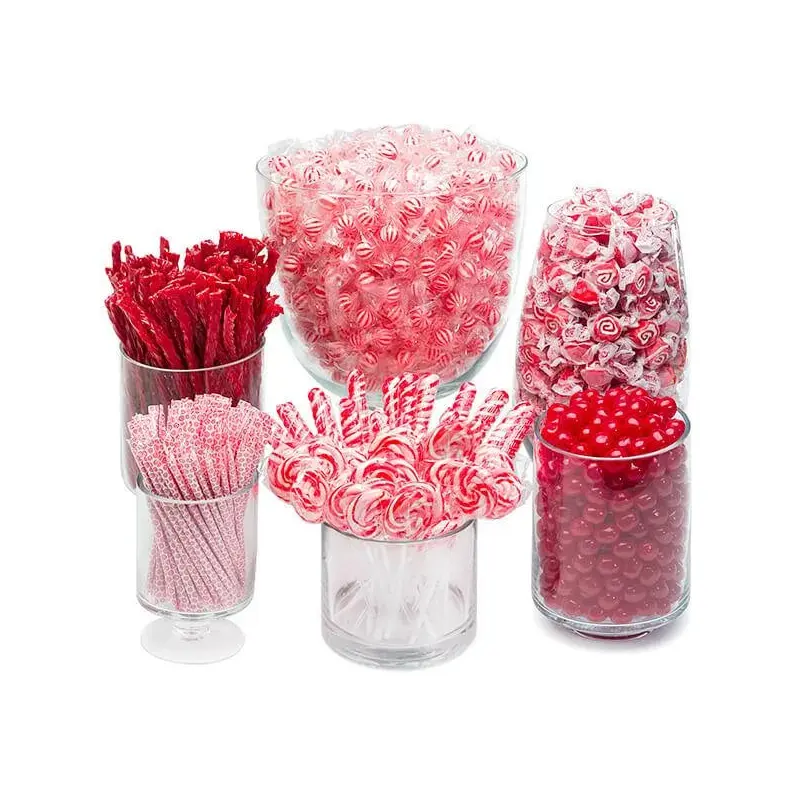 Red Candy Bar Table Assortment