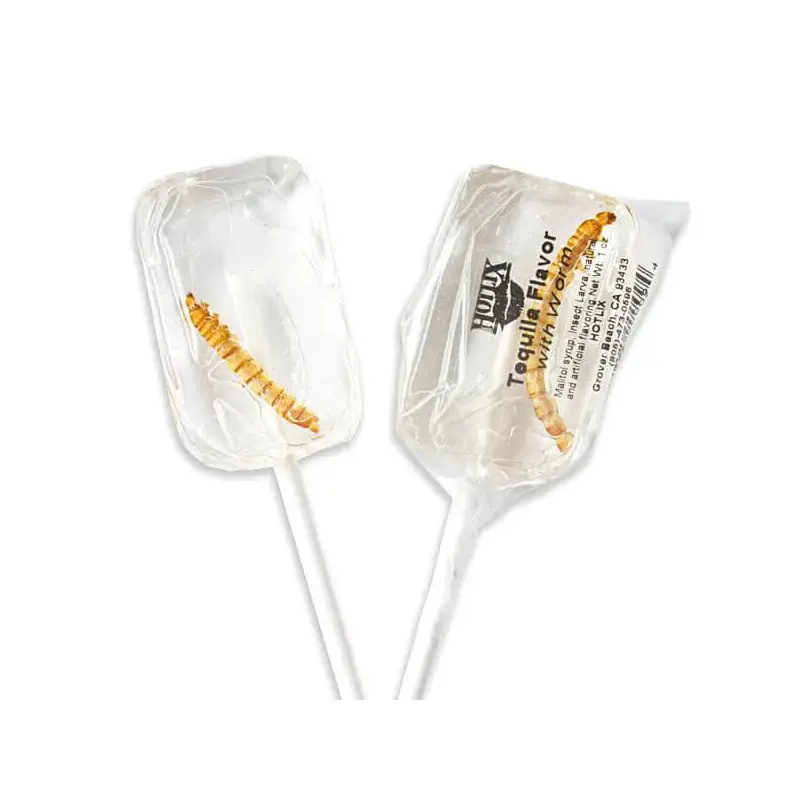 Tequila Worm Lollipops: 36-Piece Box