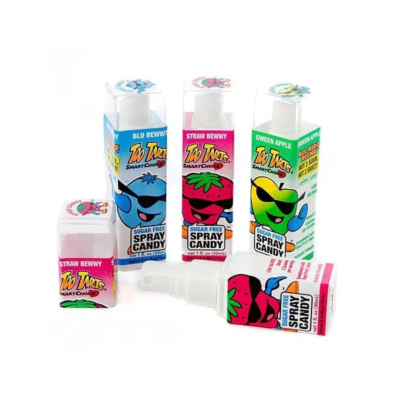 Too Tarts Sweet and Sour Blast Candy Spray Bottles: 12-Piece Display