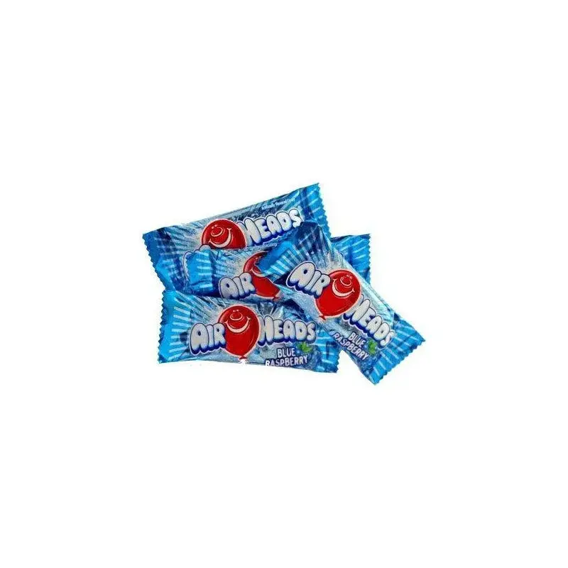 AirHeads Taffy Mini Candy Bars - Blue Raspberry: 5LB Bag