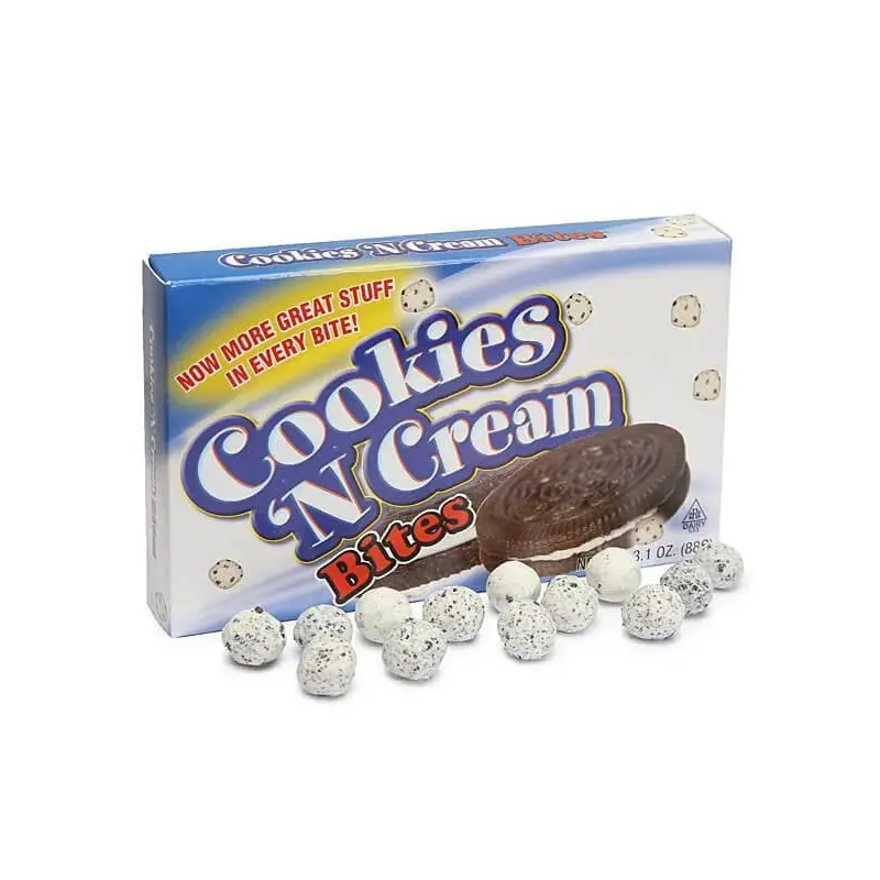 Cookie n Cream Bites Theater Size Packs: 12-Piece Box