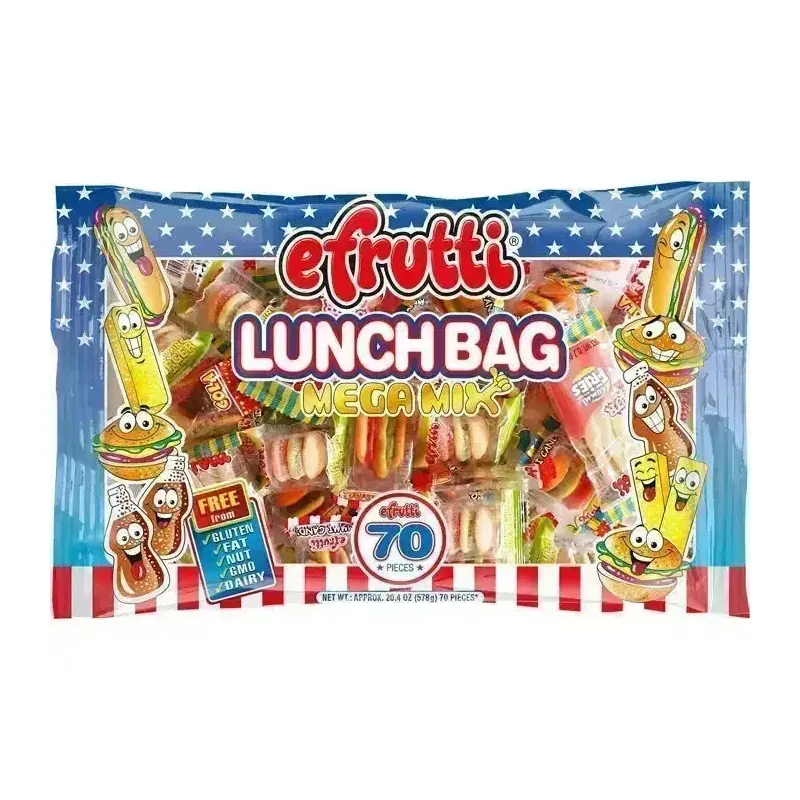 Efrutti Gummy Lunch Mega Mix Bag: 6-Piece Case