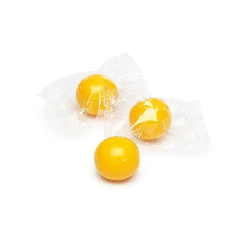 Wrapped 1-Inch Gumballs - Sunshine Yellow: 200-Piece Bag