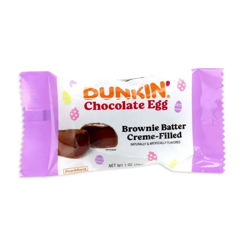Dunkin' Brownie Batter Creme Filled Egg - Singles: 24-Piece Box